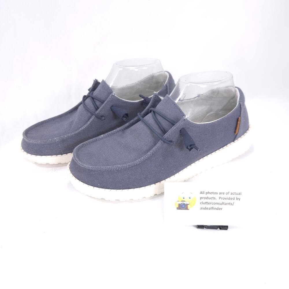 Hey Dude Wendy Lace Up Casual Shoe Womens Size 8 121412526 Gray